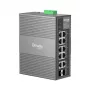 TP-Link Omada 10 prievadų Gigabit pramoninis lengvai valdomas komutatorius su 6 PoE+ ir 2 PoE++ prievadais