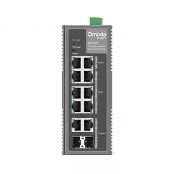 TP-Link Omada 10 prievadų Gigabit pramoninis lengvai valdomas komutatorius su 6 PoE+ ir 2 PoE++ prievadais