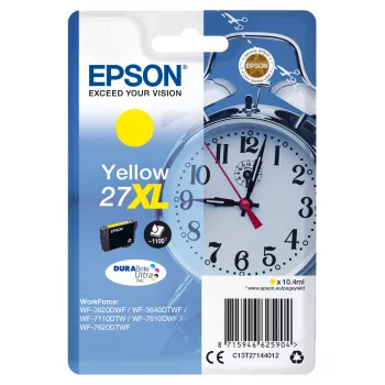 Epson DURABrite Ultra 27XL geltona kasetė (didelės talpos)