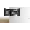 Įmontuojama mikrobangų krosnelė Bosch Serie 6 BFL554MB0 – 900 W, 25 L, sukamosios ir liečiamosios valdymo, juoda