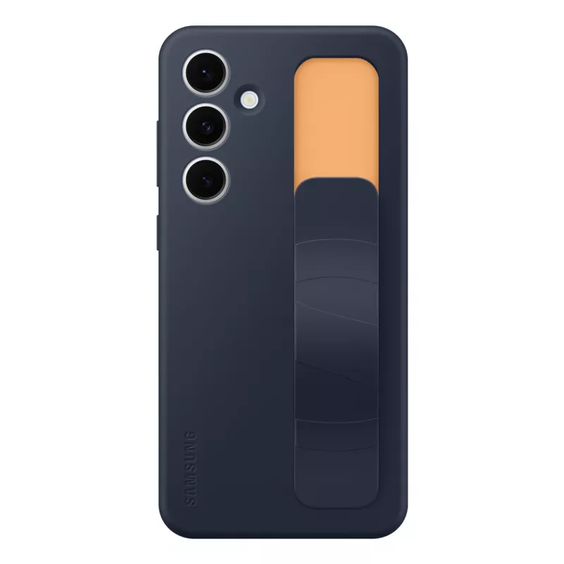 Dėklas Samsung Galaxy S24 FE Standing Grip Case tamsiai mėlynas