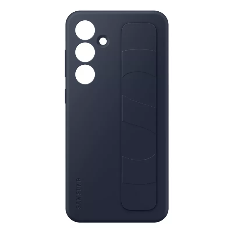 Dėklas Samsung Galaxy S24 FE Standing Grip Case tamsiai mėlynas