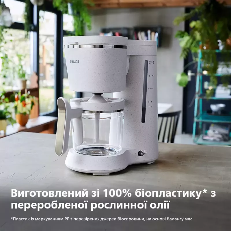 Philips Eco Conscious Edition HD5120/00 Lašelinė kavos virimo aparatas, 1,2 l