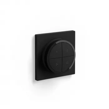 Philips Tap dial jungiklis, belaidis, juodas, laisvai pastatomas/ant sienos, IP20, plastikinis