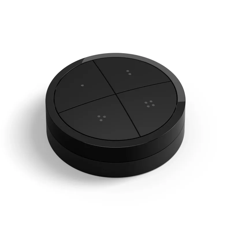 Philips Tap dial jungiklis, belaidis, juodas, laisvai pastatomas/ant sienos, IP20, plastikinis