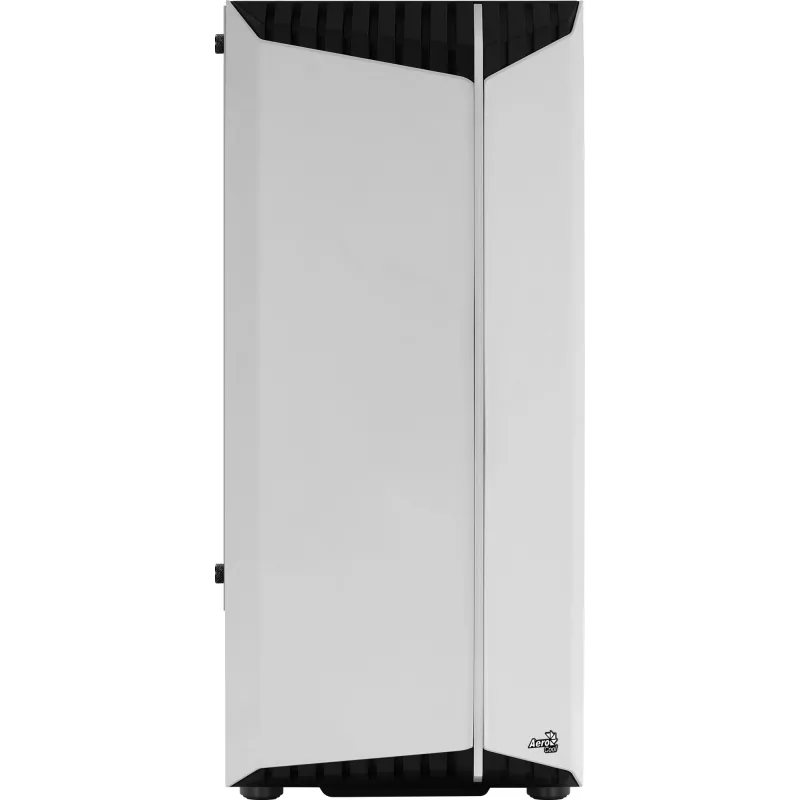 PC korpusas AEROCOLL Bionic Midi Tower baltas – ATX, grūdintas stiklas, 2x3,5 colio vietos, 6x2,5 colio, 297 mm GPU, mėlynas LED