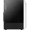 PC korpusas AEROCOLL Bionic Midi Tower baltas – ATX, grūdintas stiklas, 2x3,5 colio vietos, 6x2,5 colio, 297 mm GPU, mėlynas LED