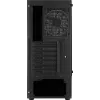 PC korpusas AEROCOLL Bionic Midi Tower baltas – ATX, grūdintas stiklas, 2x3,5 colio vietos, 6x2,5 colio, 297 mm GPU, mėlynas LED