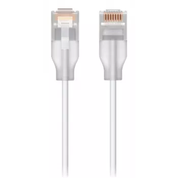 Ethernet jungiamasis laidas UBIQUITI UACC-Cable-Patch-EL 0,3 m Cat6 2,5Gbps PoE++ baltas