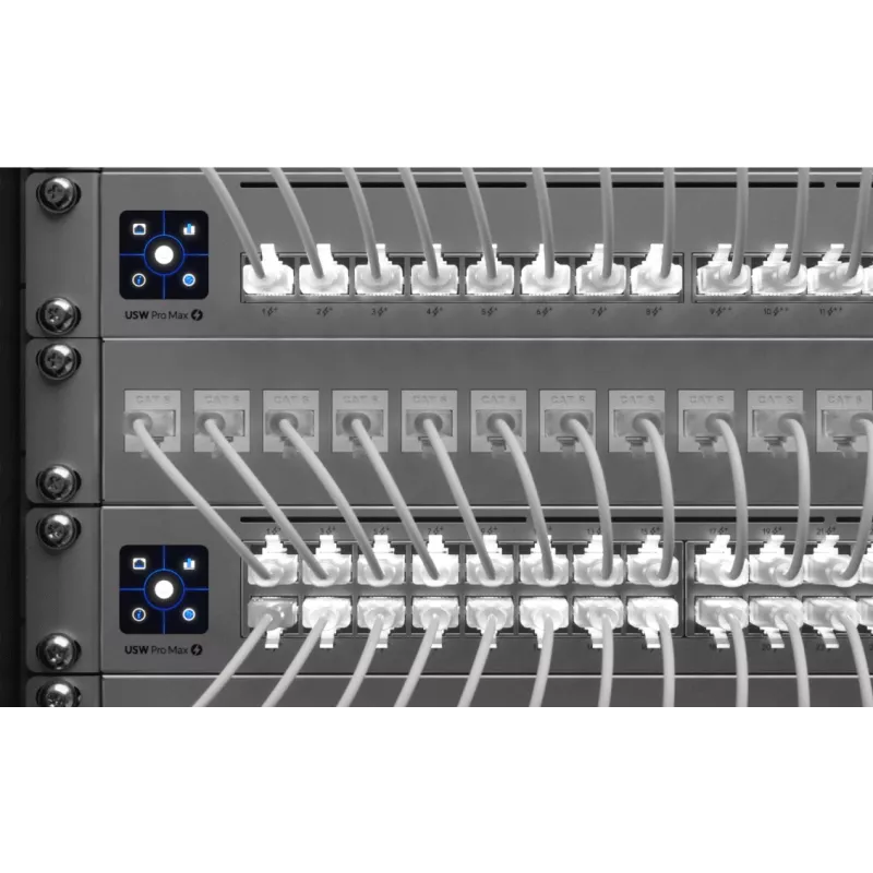 Ethernet jungiamasis laidas UBIQUITI UACC-Cable-Patch-EL 0,3 m Cat6 2,5Gbps PoE++ baltas