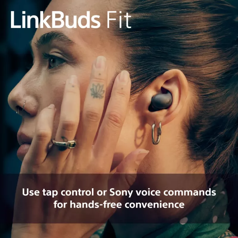 Sony LinkBuds Fit WFLS910NW belaidės ausinės, į ausį, skambučiams/muzikai, baltos