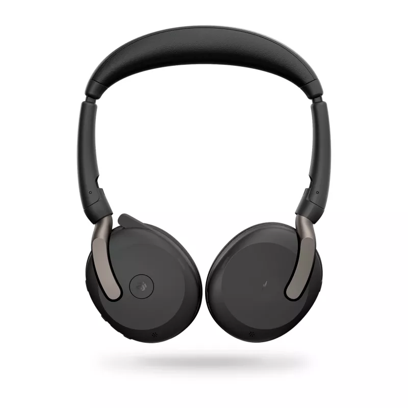 Jabra Evolve2 65 Flex - Link380a MS Stereo, belaidis ir laidinis, 20 - 20000 Hz, biurui/skambučių centrui, 136 g, ausinės, juodos