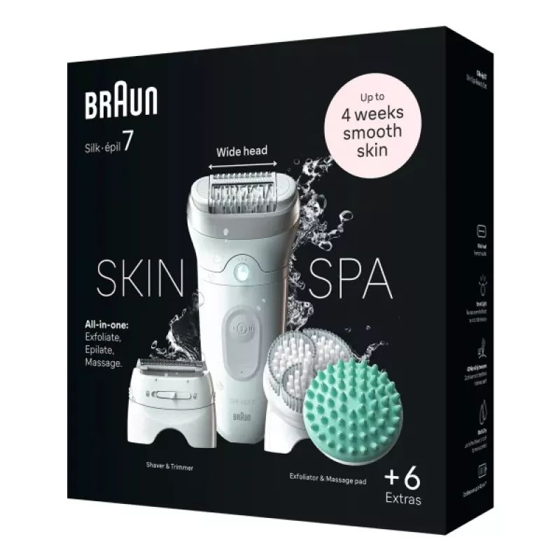 Braun Silk-épil 7 7-081 epiliatorius 40 pincetų Baltas