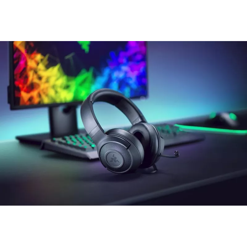 RAZER Kraken X Lite – laidinis žaidimų ausinių rinkinys