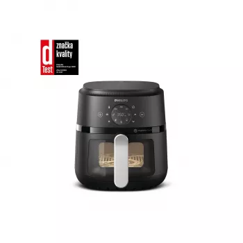 Philips 2000 serijos NA221/00 gruzdintuvė Viena 4,2 L Stalviršinė 1500 W Karšto oro gruzdintuvė Juoda, Sidabrinė