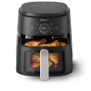 Philips 2000 serijos NA221/00 gruzdintuvė Viena 4,2 L Stalviršinė 1500 W Karšto oro gruzdintuvė Juoda, Sidabrinė