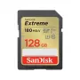 WESTERN DIGITAL SanDisk Extreme SDHC atminties kortelė 128GB 180MB/s 90MB/s UHS-I Class 10 U3 V30