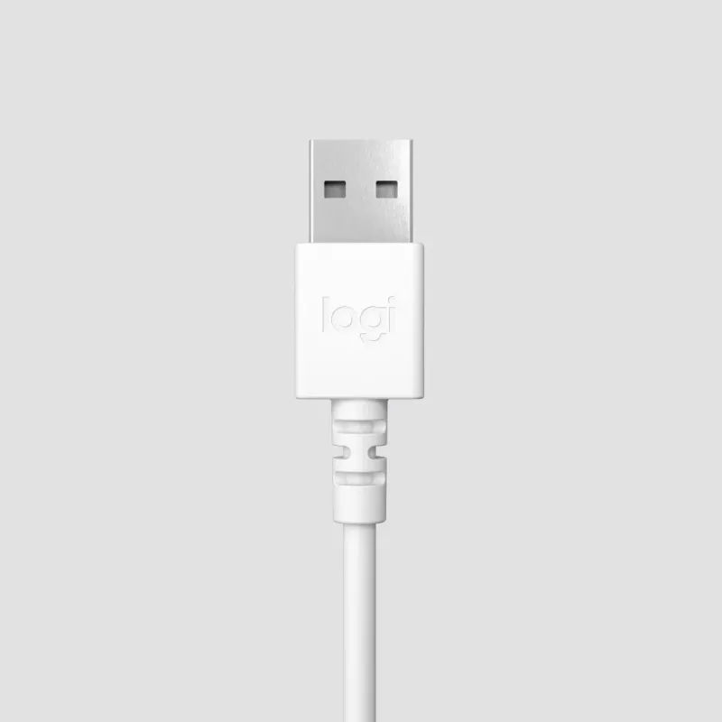 LOGITECH Ausinės H390 – USB-A – Balta