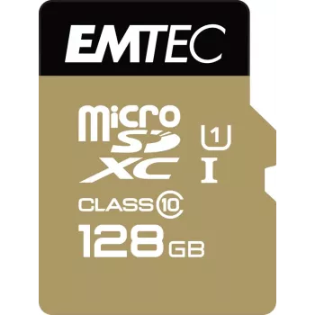 EMTEC Micro SD kortelė SDXC Class 10 Gold 128GB