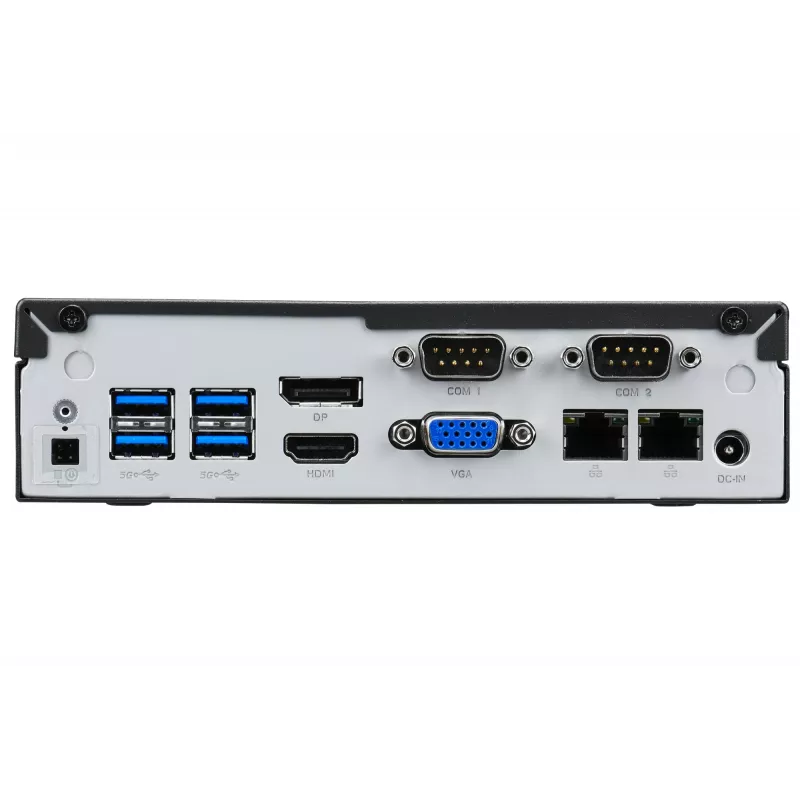 Shuttle XPC slim Barebone DL30N, Intel N100, 1x DDR5, 2x LAN (2x 2,5Gbit), 2xCOM, 1xHDMI, 1xDP, 1xVGA, be ventiliatoriaus, 24/7 nuolatiniam darbui