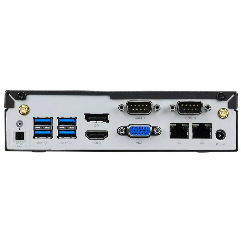 Shuttle XPC slim Barebone DL30N, Intel N100, 1x DDR5, 2x LAN (2x 2,5Gbit), 2xCOM, 1xHDMI, 1xDP, 1xVGA, be ventiliatoriaus, 24/7 nuolatiniam darbui