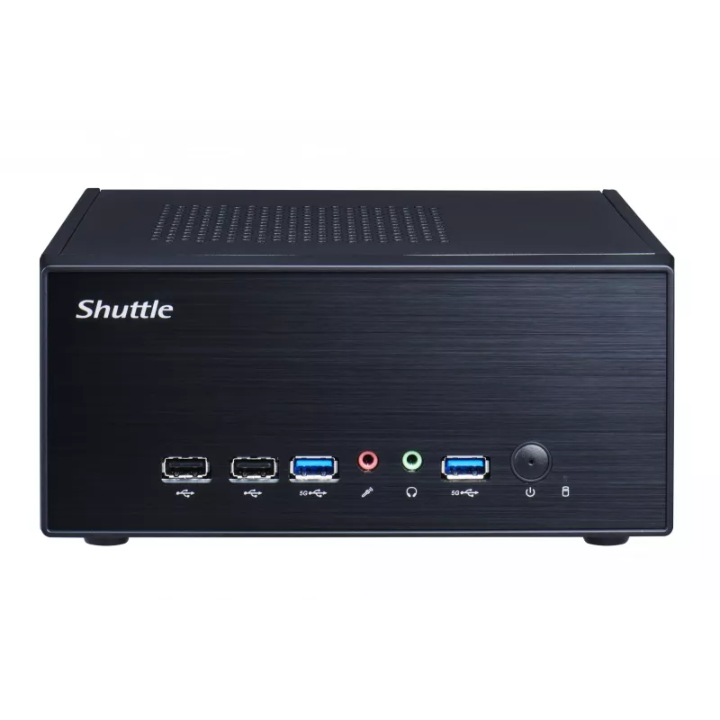 Shuttle XPC slim Barebone XH610G2 - S1700, Intel H610, 1xDP, 2xHDMI, 2 PCIe lizdai (1x 16X ir 1x X1), 2x Intel LAN (1G + 2.5G), 8x USB, 1x 2.5 colio, 3x M.2, 24/7 nepertraukiamas darbas