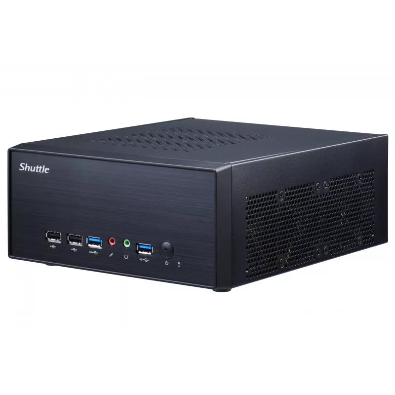 Shuttle XPC slim Barebone XH610G2 - S1700, Intel H610, 1xDP, 2xHDMI, 2 PCIe lizdai (1x 16X ir 1x X1), 2x Intel LAN (1G + 2.5G), 8x USB, 1x 2.5 colio, 3x M.2, 24/7 nepertraukiamas darbas