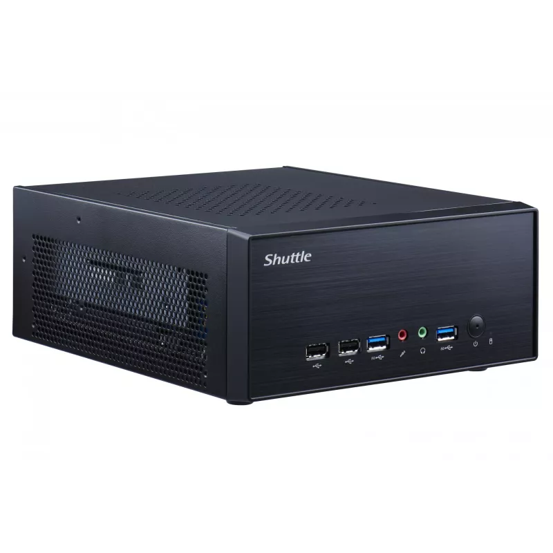 Shuttle XPC slim Barebone XH610G2 - S1700, Intel H610, 1xDP, 2xHDMI, 2 PCIe lizdai (1x 16X ir 1x X1), 2x Intel LAN (1G + 2.5G), 8x USB, 1x 2.5 colio, 3x M.2, 24/7 nepertraukiamas darbas