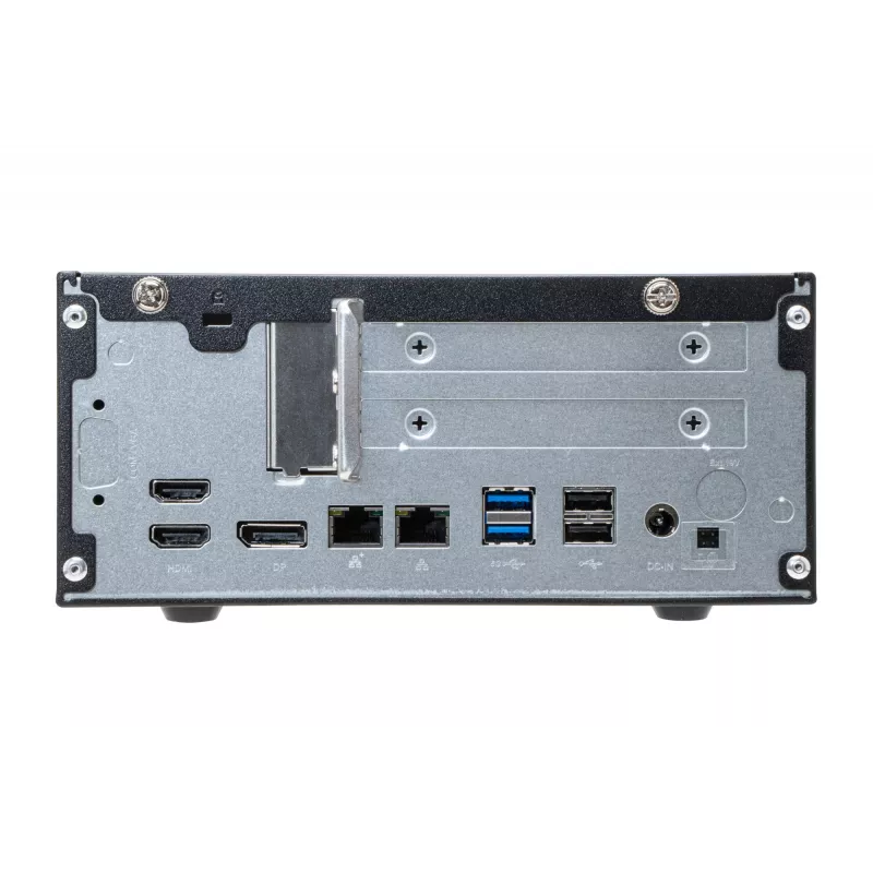 Shuttle XPC slim Barebone XH610G2 - S1700, Intel H610, 1xDP, 2xHDMI, 2 PCIe lizdai (1x 16X ir 1x X1), 2x Intel LAN (1G + 2.5G), 8x USB, 1x 2.5 colio, 3x M.2, 24/7 nepertraukiamas darbas
