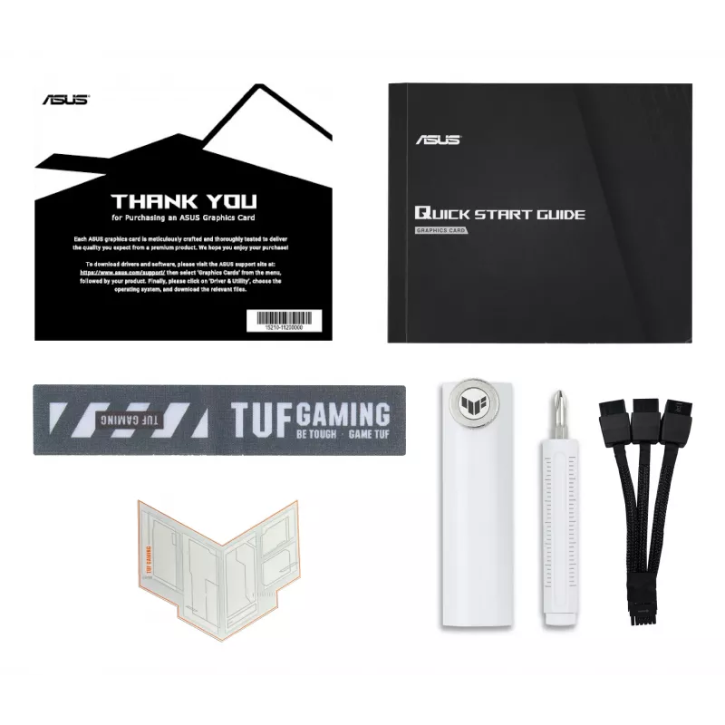 ASUS TUF Gaming TUF-RTX5070TI-O16G-WHITE-GAMING NVIDIA GeForce RTX 5070 Ti 16 GB GDDR7 vaizdo plokštė