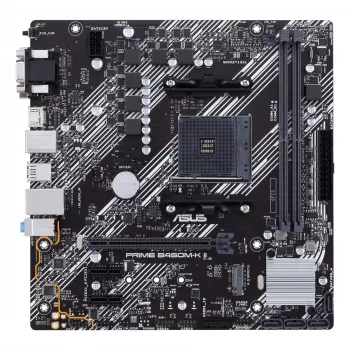 ASUS Prime B450M-K II pagrindinė plokštė AMD B450 Socket AM4 micro ATX