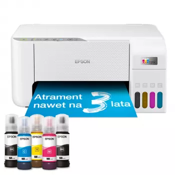 Daugiafunkcis spausdintuvas Epson EcoTank L3276 – rašalinis, spalvotas, 5760x1440 DPI, Wi‑Fi, A4, 33 ppm, baltas