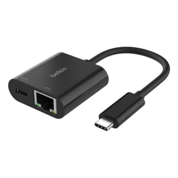 BELKIN USB-C į Ethernet + įkrovimo adapteris 100W PD