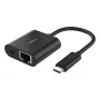 BELKIN USB-C į Ethernet + įkrovimo adapteris 100W PD