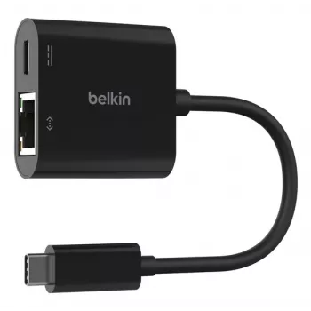 BELKIN USB-C į Ethernet + įkrovimo adapteris 100W PD