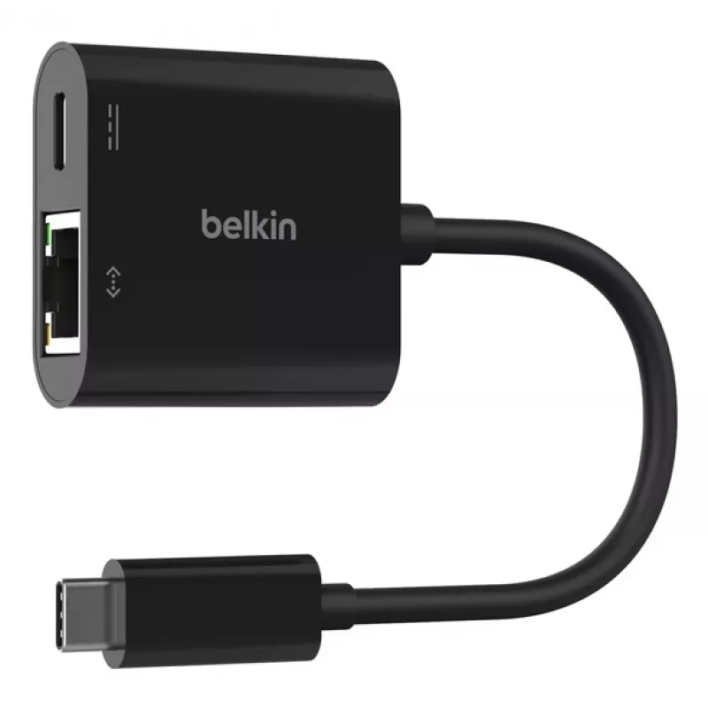 BELKIN USB-C į Ethernet + įkrovimo adapteris 100W PD