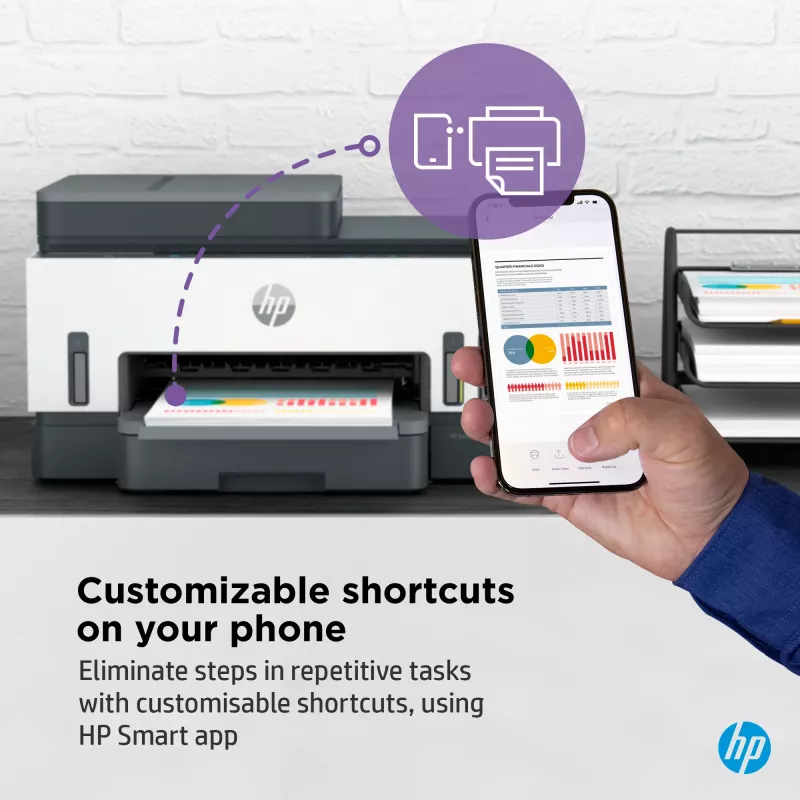 HP Smart Tank 7305 belaidis daugiafunkcis spalvotas spausdintuvas, kopijavimo aparatas, skaitytuvas