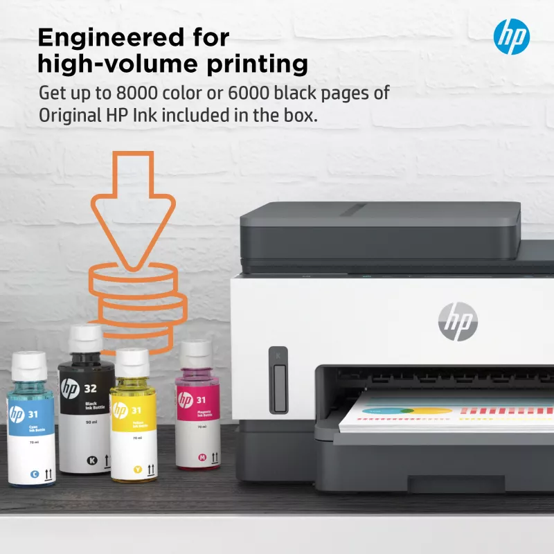 HP Smart Tank 7305 belaidis daugiafunkcis spalvotas spausdintuvas, kopijavimo aparatas, skaitytuvas