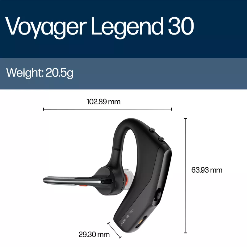 HP Poly Voyager Legend 30 belaidė ausinė