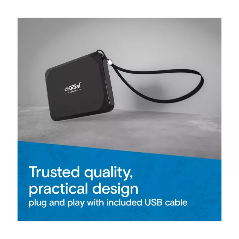 MICRON / CRUCIAL X9 Portable SSD 4TB USB-C 3.2 Gen 2