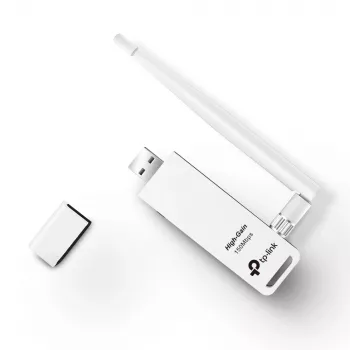 Tinklo adapteris TP-Link TL-WN722N, WLAN 150 Mbit/s, USB, Wi-Fi 4, 2,4 GHz