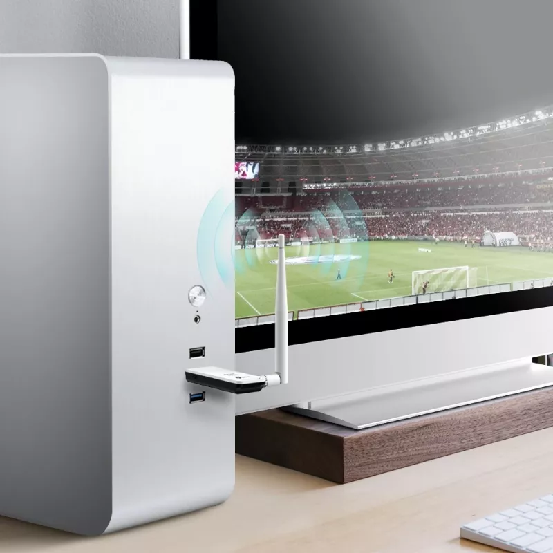 Tinklo adapteris TP-Link TL-WN722N, WLAN 150 Mbit/s, USB, Wi-Fi 4, 2,4 GHz