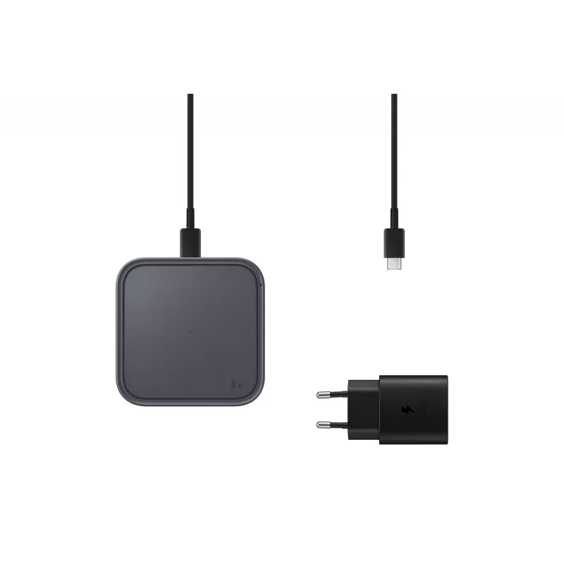 Samsung EP-P2400 belaidis greitasis įkroviklis pilka spalva, 15 W, USB maitinimo šaltinis