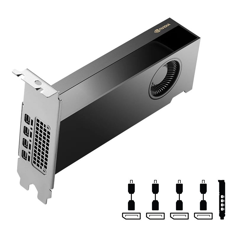 PNY NVIDIA RTX 2000 Ada vaizdo plokštė - 16 GB GDDR6 4x mDP