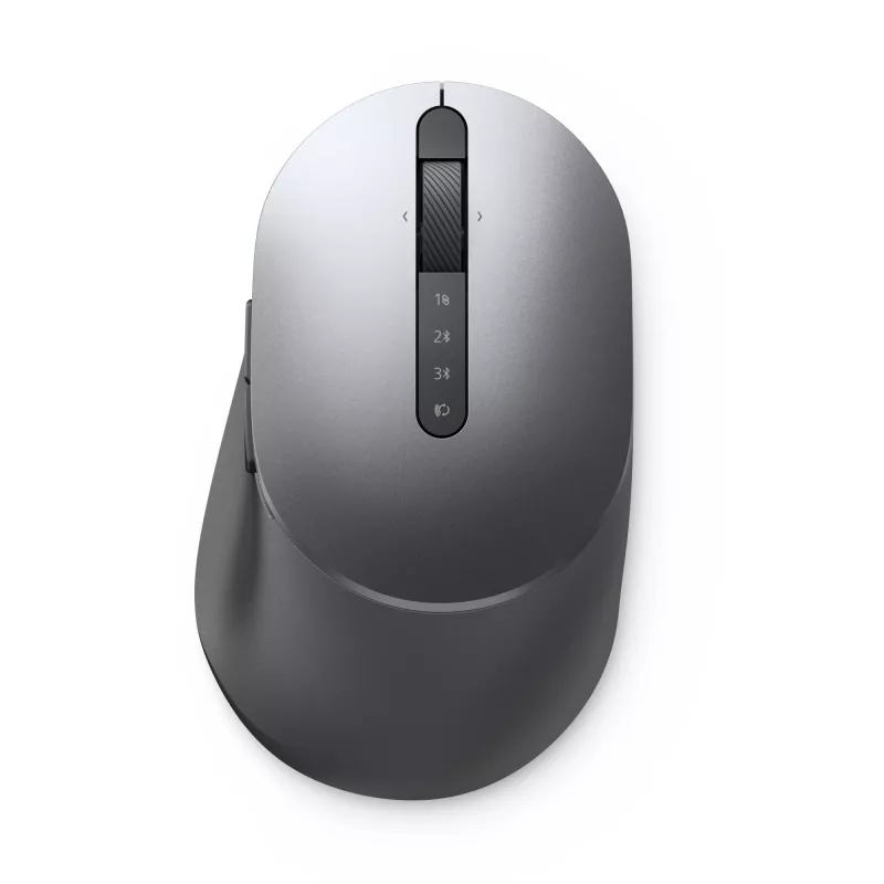 DELL Pro Plus Mouse - MS5320W, Dešinei rankai, Optinis, RF belaidis + Bluetooth, 1600 DPI, Pilka, Titanium