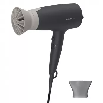 Plaukų džiovintuvas Philips 3000 serija BHD351/10 — 2100 W, joninis, 6 šilumos/6 greičio, šalto oro pūtimas, koncentratoriaus antgalis