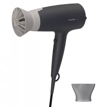 Plaukų džiovintuvas Philips 3000 serija BHD351/10 — 2100 W, joninis, 6 šilumos/6 greičio, šalto oro pūtimas, koncentratoriaus antgalis