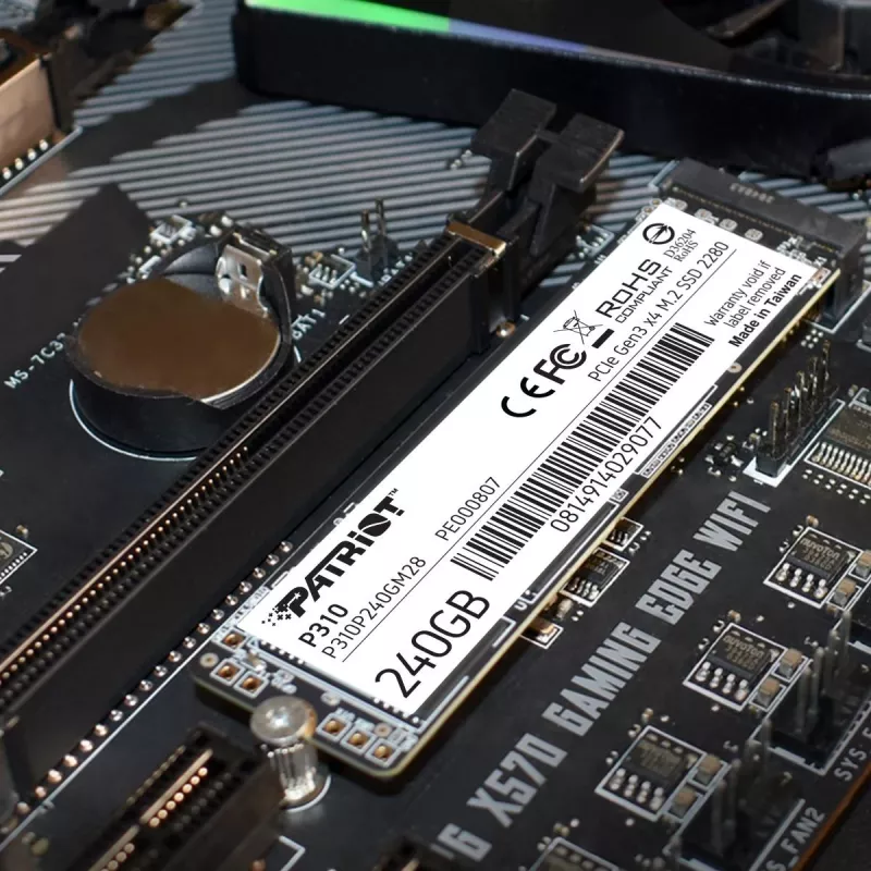 Patriot Memory P310 SSD 240GB (PCI-E 3.0 x4, NVMe 1.3, M.2 2280)