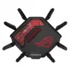 ASUS ROG Rapture GT-BE19000 belaidis maršrutizatorius, trijų juostų (2,4 GHz / 5 GHz / 6 GHz), Multi-Gigabit Ethernet, juodas/raudonas