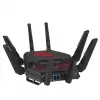 ASUS ROG Rapture GT-BE19000 belaidis maršrutizatorius, trijų juostų (2,4 GHz / 5 GHz / 6 GHz), Multi-Gigabit Ethernet, juodas/raudonas